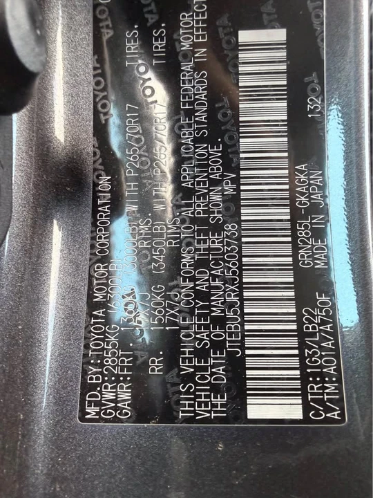 2018 Toyota 4Runner - Image 18 of 20