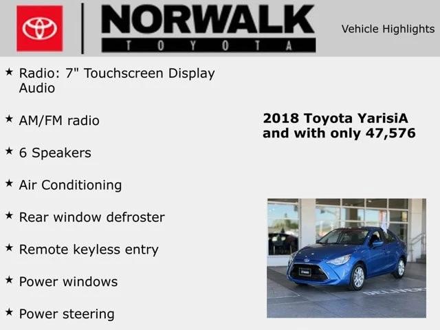 2018 Toyota Yaris - Image 10 of 12
