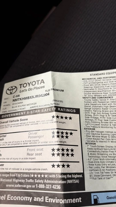 2018 Toyota C-HR - Image 9 of 11