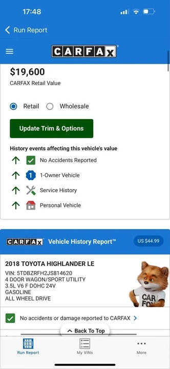 2018 Toyota Highlander - Image 17 of 18