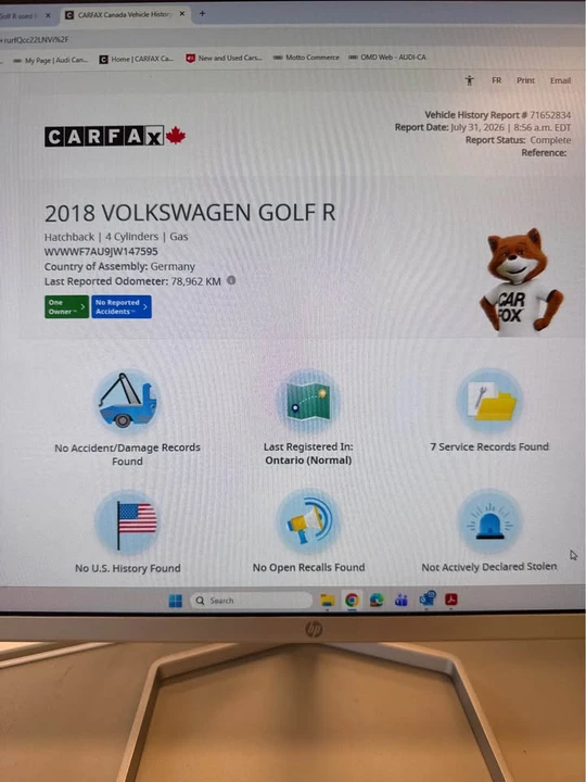 2018 Volkswagen Golf R Mk7 - Image 8 of 8