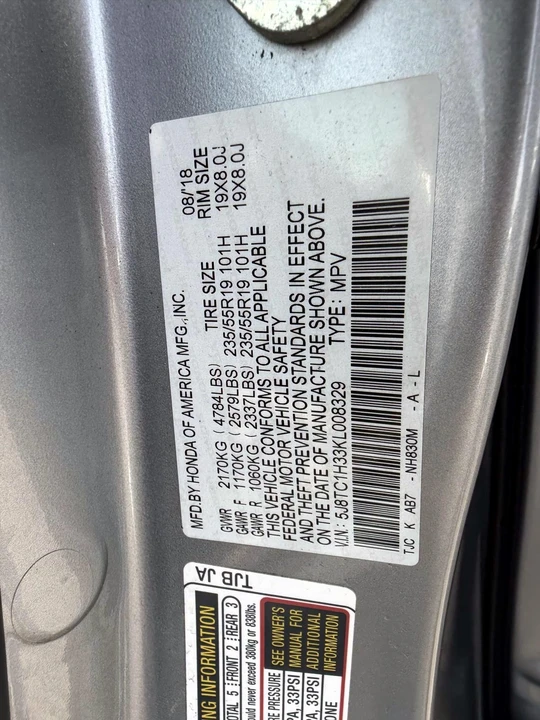 2019 Acura RDX 3rd Gen - Image 16 of 21