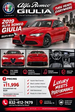 2019 Alfa Romeo Giulia Giulia