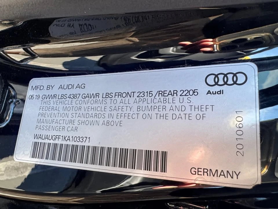 2019 Audi 8V A3 - Image 16 of 20