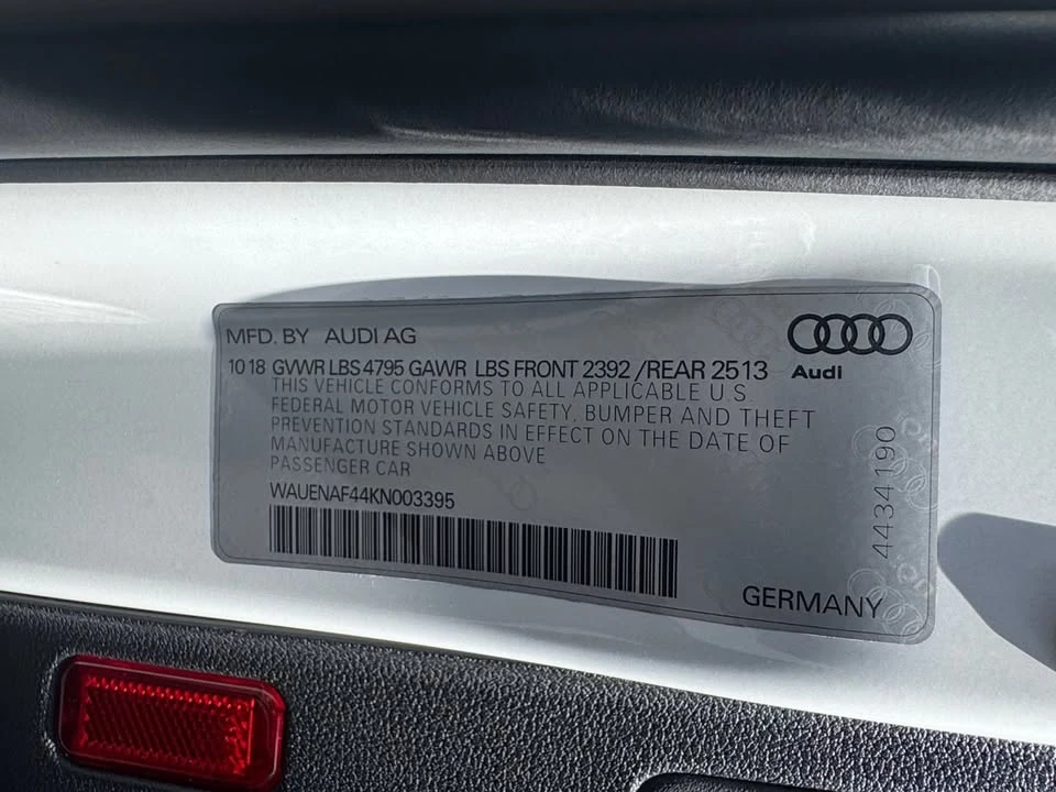 2019 Audi B9 A4 - Image 16 of 20