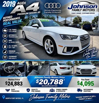2019 Audi A4 Premium Sedan 4D