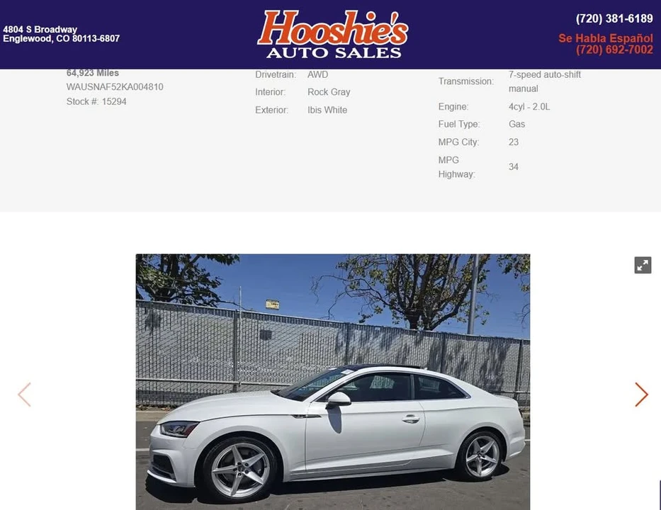 2019 Audi B9 A5 - Image 2 of 16