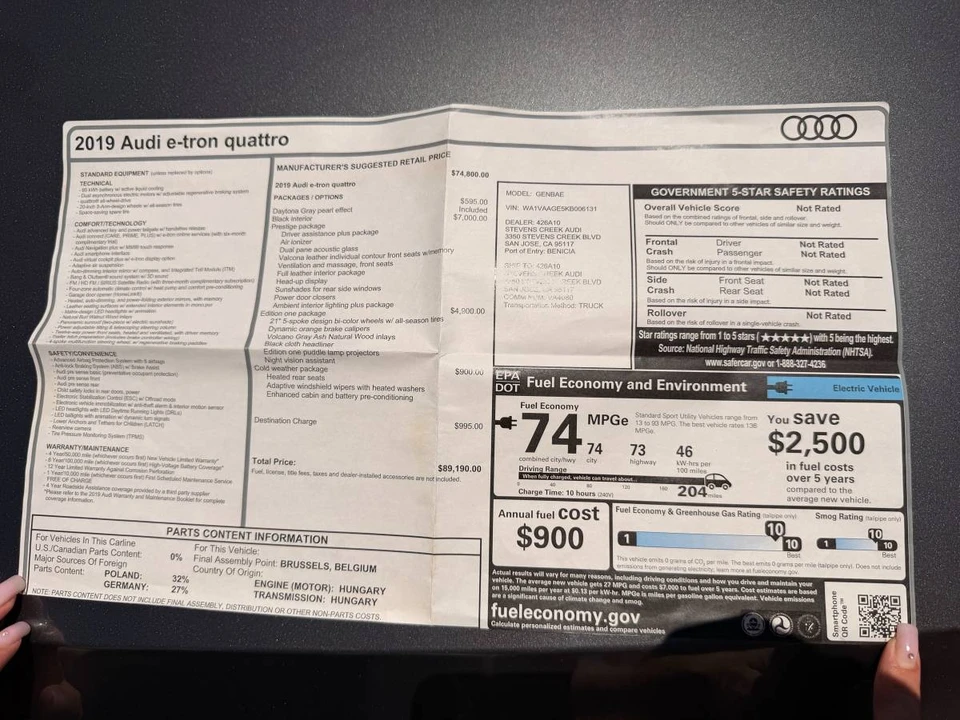 2019 Audi e-tron - Image 20 of 24