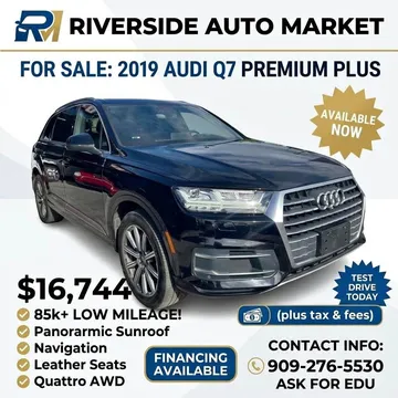 2019 Audi Q7 45 TFSI Premium Plus Sport Utility 4D