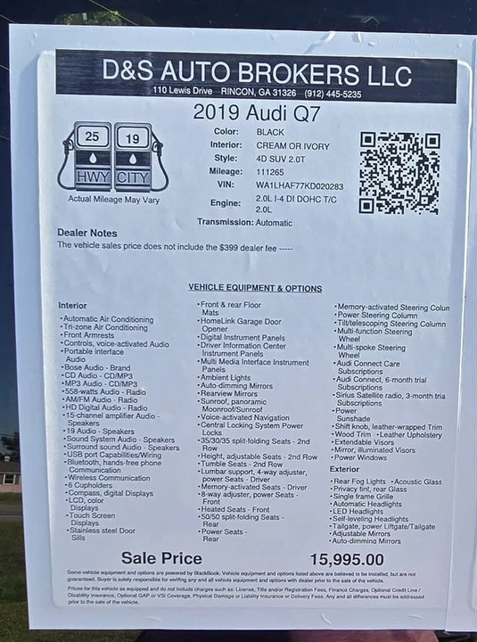 2019 Audi 4M Q7 - Image 10 of 20