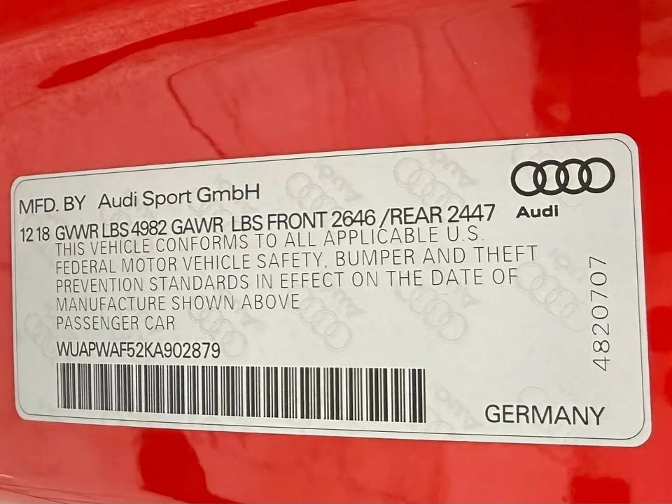 2019 Audi B9 RS5 - Image 20 of 20