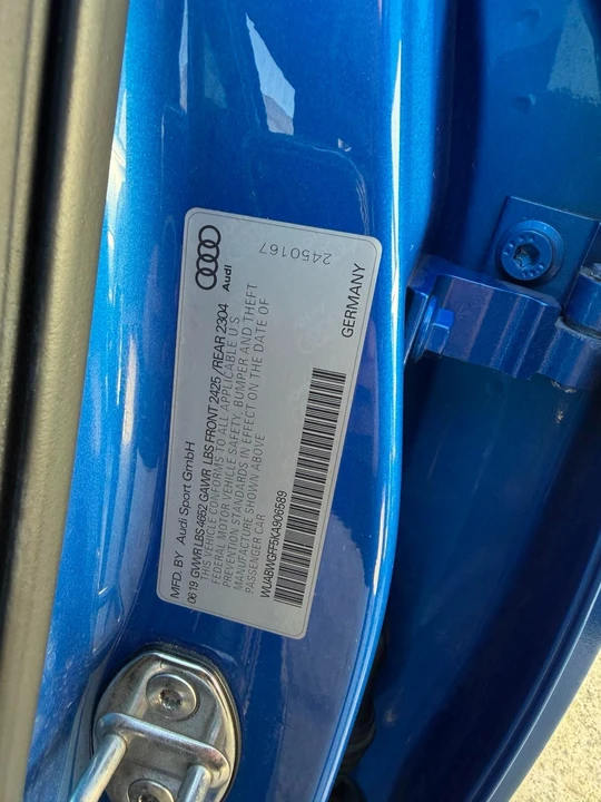2019 Audi 8V RS3 - Image 20 of 20