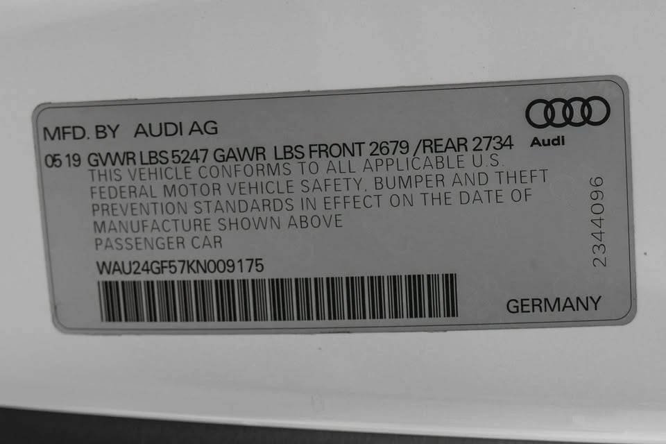 2019 Audi B9 S5 - Image 17 of 17