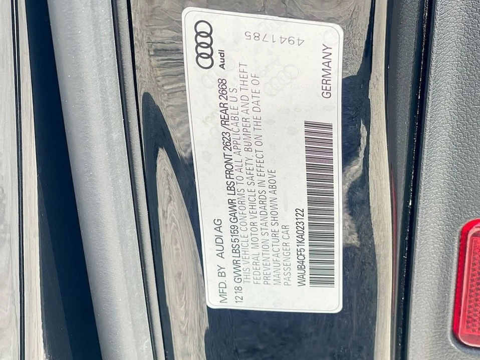 2019 Audi B9 S5 - Image 20 of 20