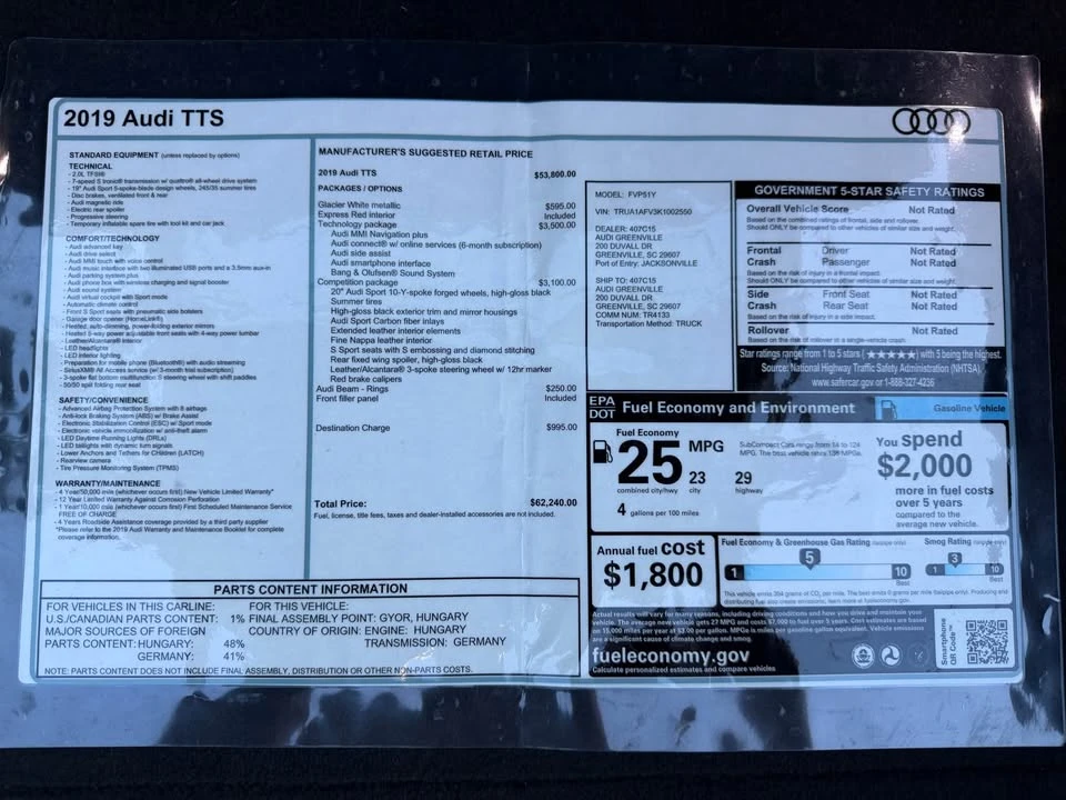 2019 Audi TT Mk3 - Image 12 of 12