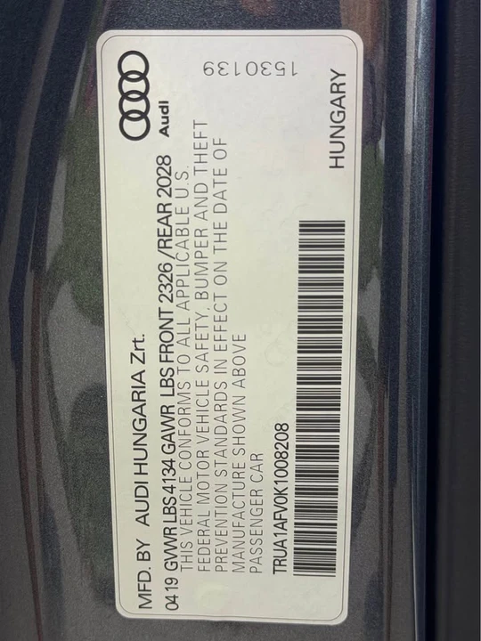 2019 Audi TT Mk3 - Image 20 of 20
