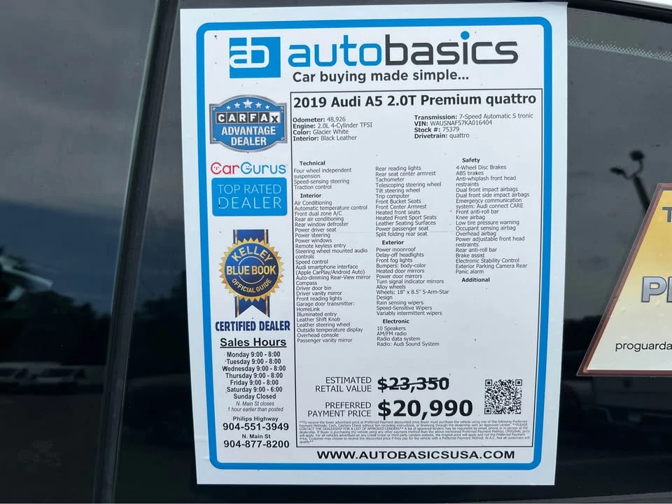 2019 Audi B9 A5 - Image 6 of 6