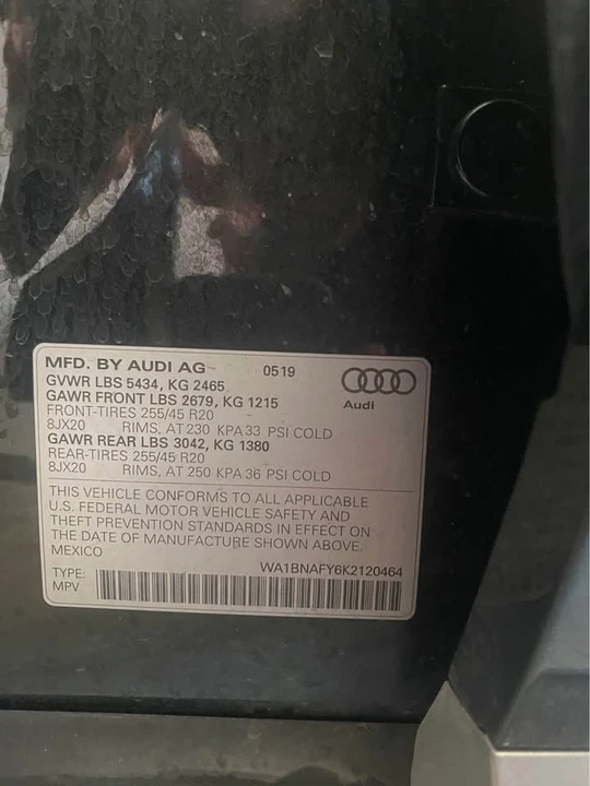 2019 Audi FY Q5 - Image 19 of 20