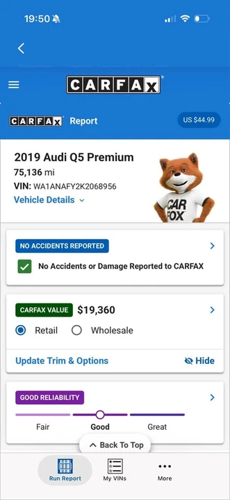 2019 Audi FY Q5 - Image 19 of 20