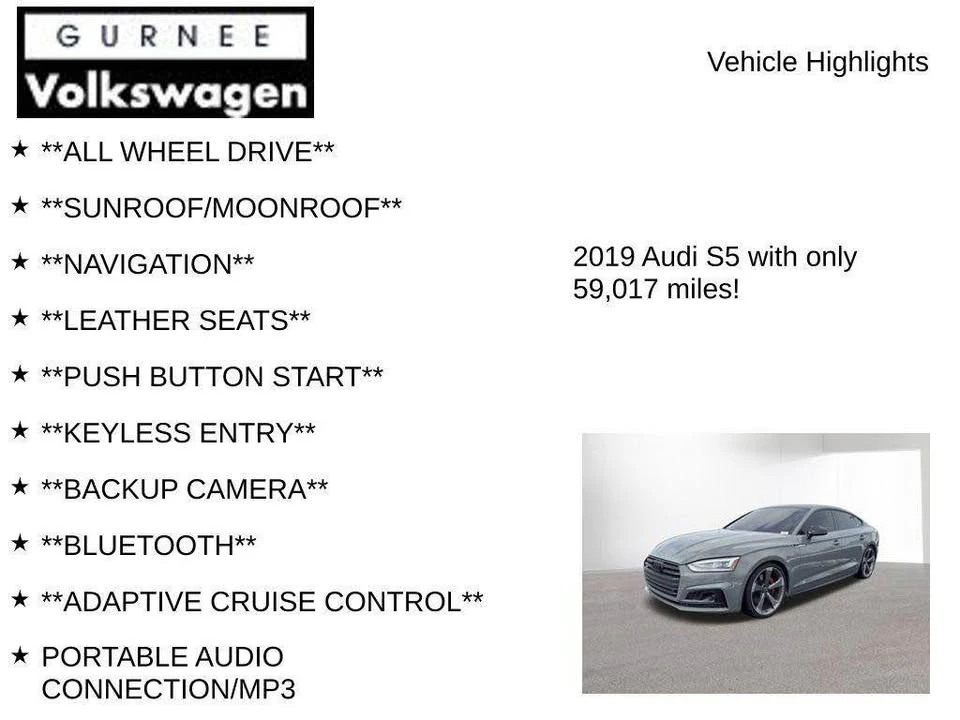 2019 Audi B9 S5 - Image 9 of 20