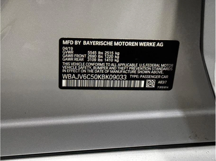 2019 BMW G32 6 Series - Image 12 of 20