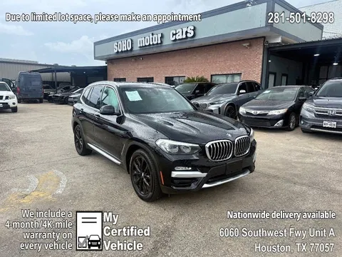 2019 BMW X3 sDrive30i