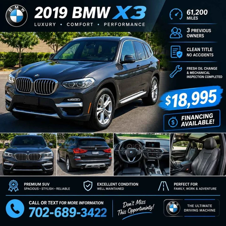 2019 BMW G01 X3 - Image 11 of 11