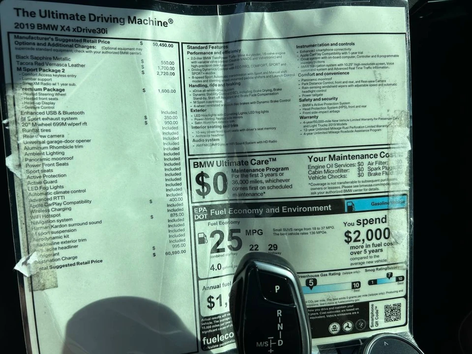 2019 BMW G02 X4 - Image 3 of 7