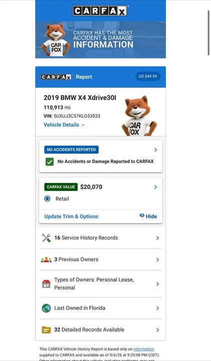 2019 BMW G02 X4 - Image 12 of 12