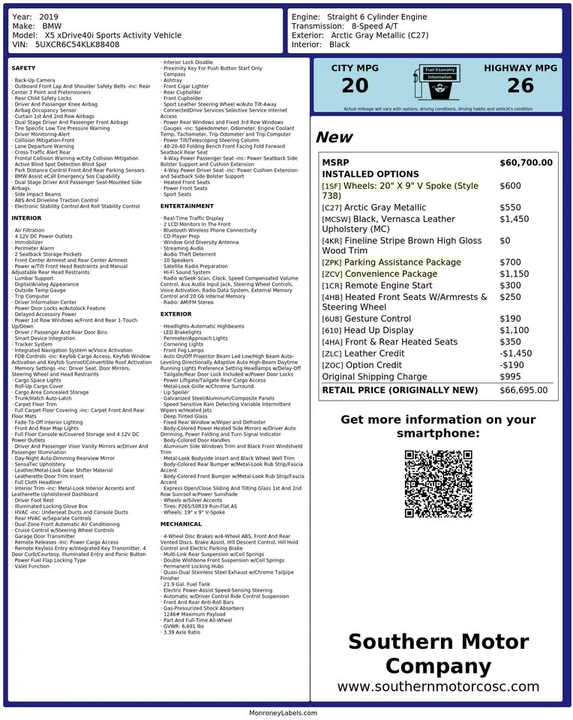 2019 BMW G05 X5 - Image 20 of 20