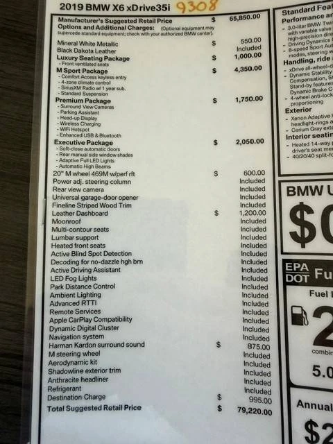 2019 BMW F16 X6 - Image 24 of 24