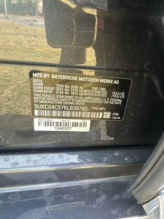 2019 BMW G07 X7 - Image 10 of 17