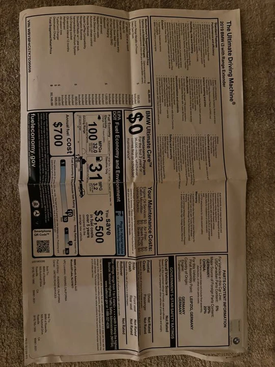 2019 BMW i3 - Image 11 of 11