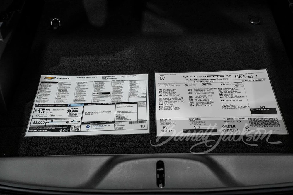 2019 Chevrolet Corvette C7 ZR1 - Image 14 of 14