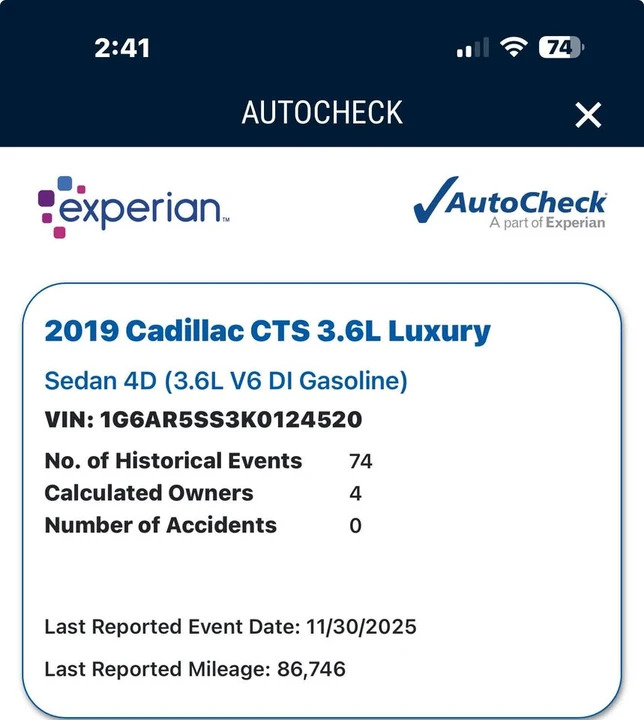 2019 Cadillac CTS 3rd Gen - Image 20 of 20