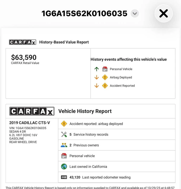 2019 Cadillac CTS 3rd Gen - Image 4 of 5