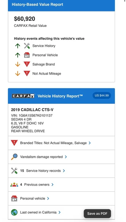 2019 Cadillac CTS 3rd Gen - Image 9 of 9