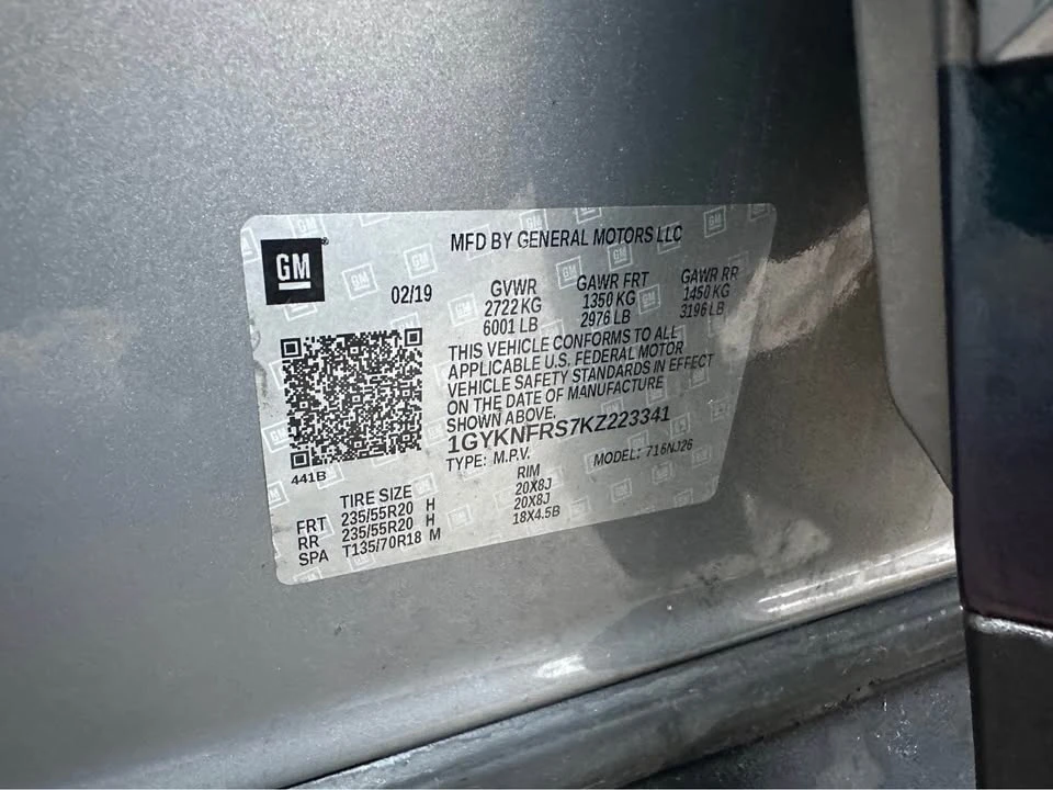 2019 Cadillac XT5 - Image 14 of 19
