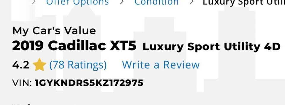 2019 Cadillac XT5 - Image 10 of 10