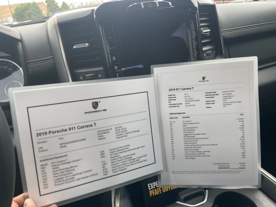2019 Porsche 991 Carrera T - Image 20 of 20