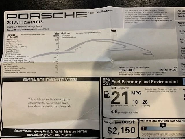 2019 Porsche 991 Carrera GTS - Image 10 of 10