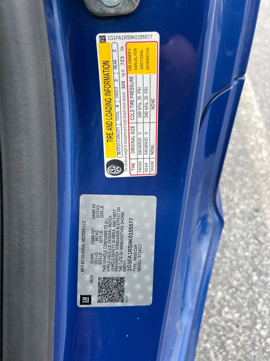2019 Chevrolet Camaro 6th Gen - Image 13 of 13