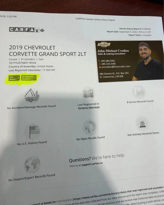 2019 Chevrolet Corvette C7 - Image 17 of 17