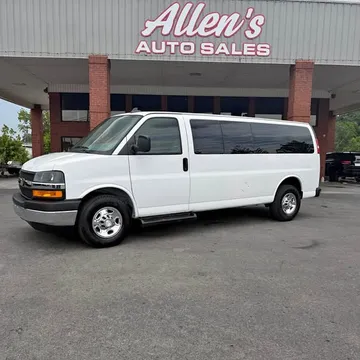 2019 Chevrolet Express 3500 Passenger LT Extended Van 3D