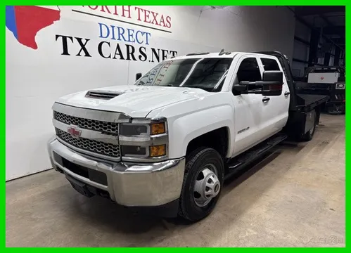 2019 Chevrolet Silverado 3500 Work Truck 4x4 Diesel Dually Flat Bed