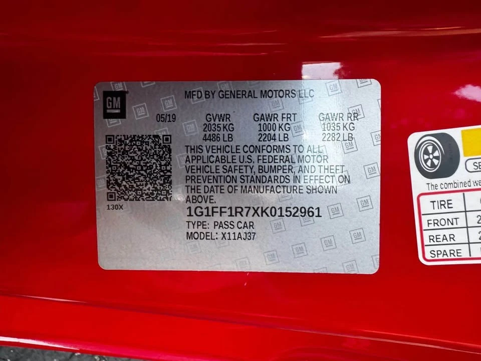 2019 Chevrolet Camaro SS 6th Gen - Image 14 of 15