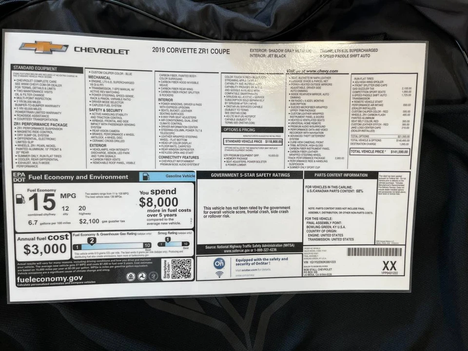 2019 Cadillac CT4-V Blackwing - Image 7 of 22