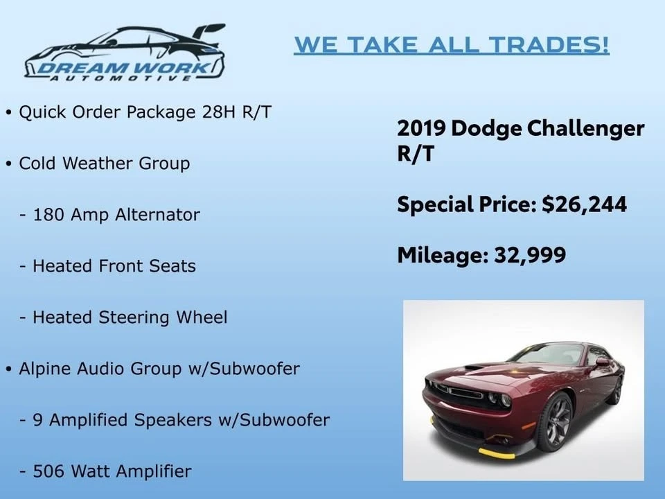 2019 Dodge Challenger 3rd Gen - Image 2 of 17