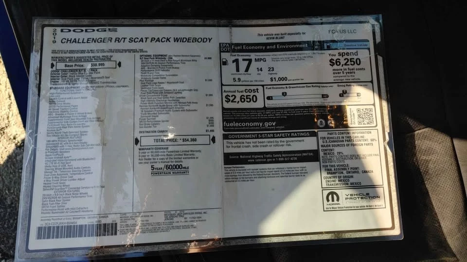 2019 Dodge Challenger SRT8 & 392 3rd Gen - Image 7 of 20