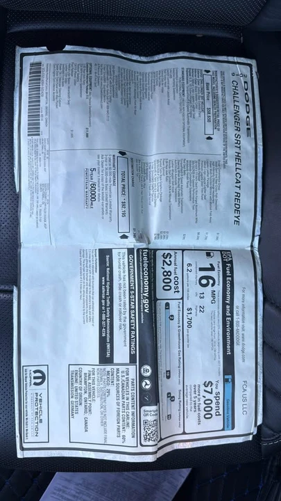 2019 Dodge Challenger SRT Hellcat 3rd Gen - Image 7 of 9